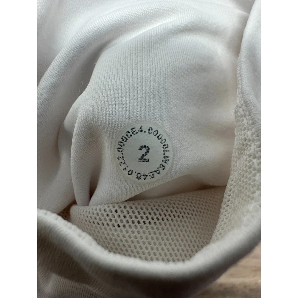 Lululemon Court Rival High-Rise Skirt Extended Liner Lemon Multi/White Size‎ 2